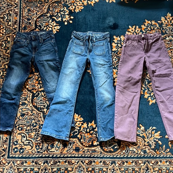 Lot of 3 GAP Kids Jeans in Sz 10 Slim - all perfect condition - Picture 1 of 4